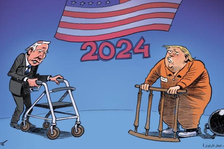 كاريكاتير / مرشحيّ الرئاسة الأميركية!