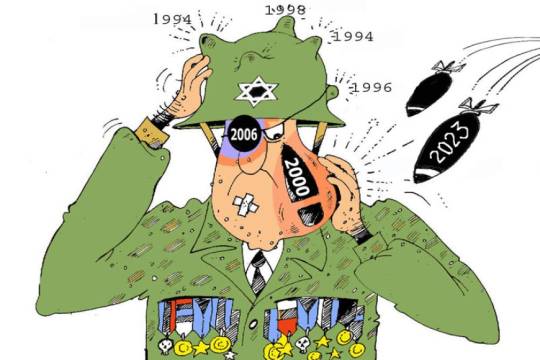 كاريكاتير / أفول الكيان الصهيوني