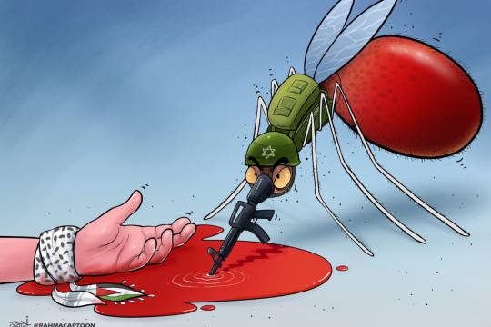 كاريكاتير / الايغال في الدم الفلسطيني