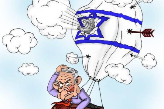 كاريكاتير / الكيان الصهيوني ونتنياهو