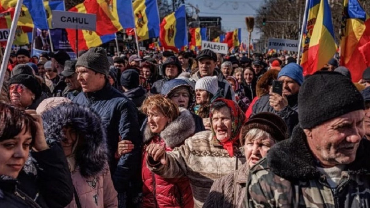 Anti-government protests in Moldova