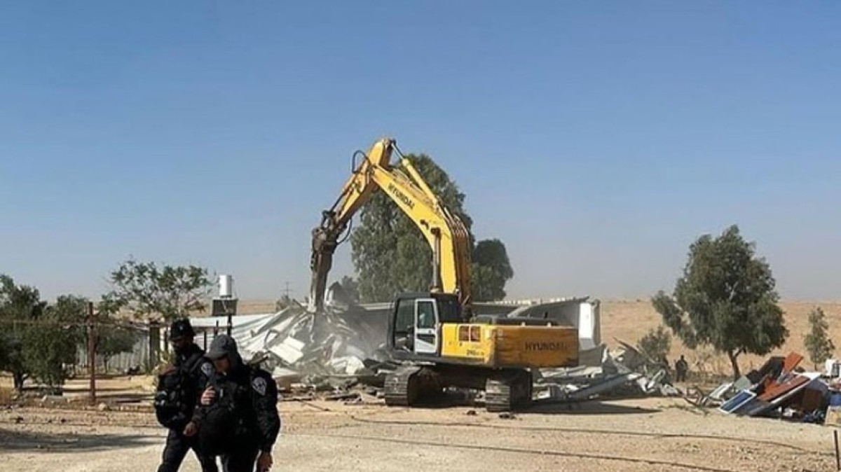 Zionist regime demolishes Araqib village in Negev for 218th time