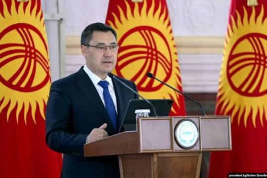 The President of Kyrgyzstan criticized the policy of sanctions in the world