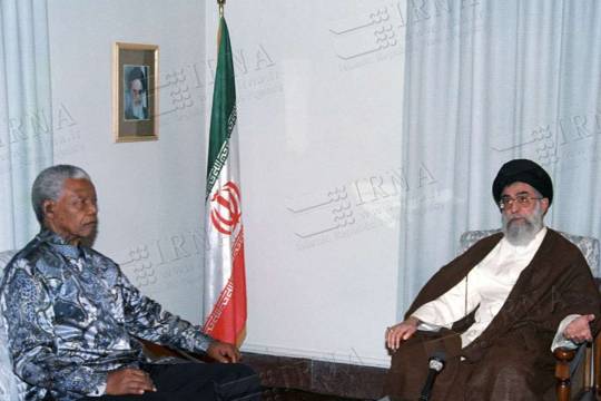 What did Imam Khamenei say to #NelsonMandela back in 1992?