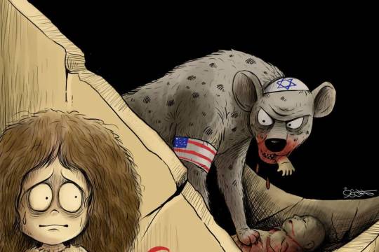 مجموعه کاریکاتور : جنایتکاران در غزه