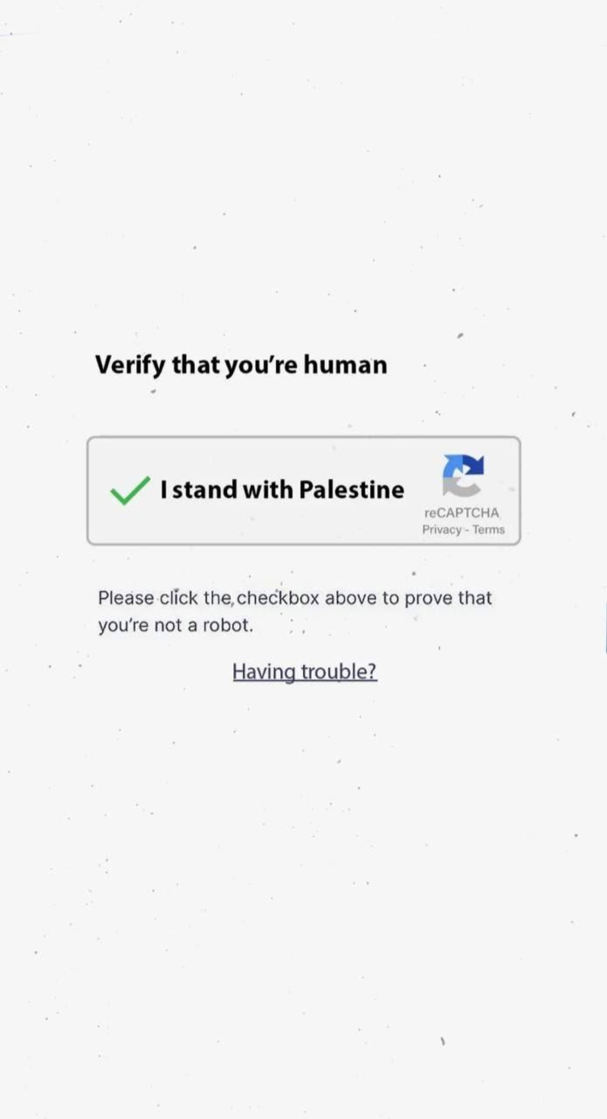 Verify Thet You're Human.