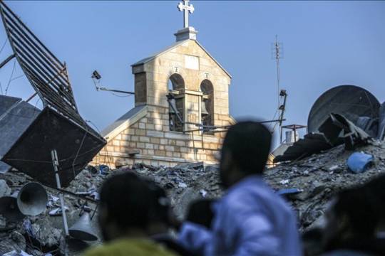 انگلیس: حملات اسرائیل به کلیساها در غزه هولناک است