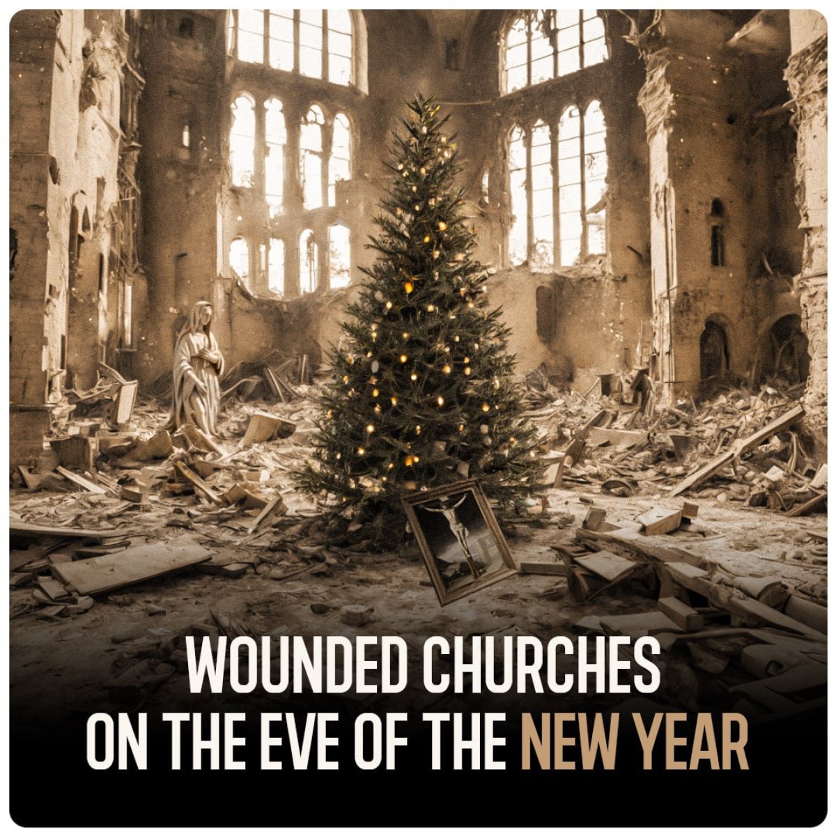 WOUNDED CHURCHES ON THE EVE OF THE NEW YEAR