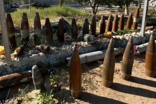 These are Israeli Bombs and Artillery Shells that fell on Gaza