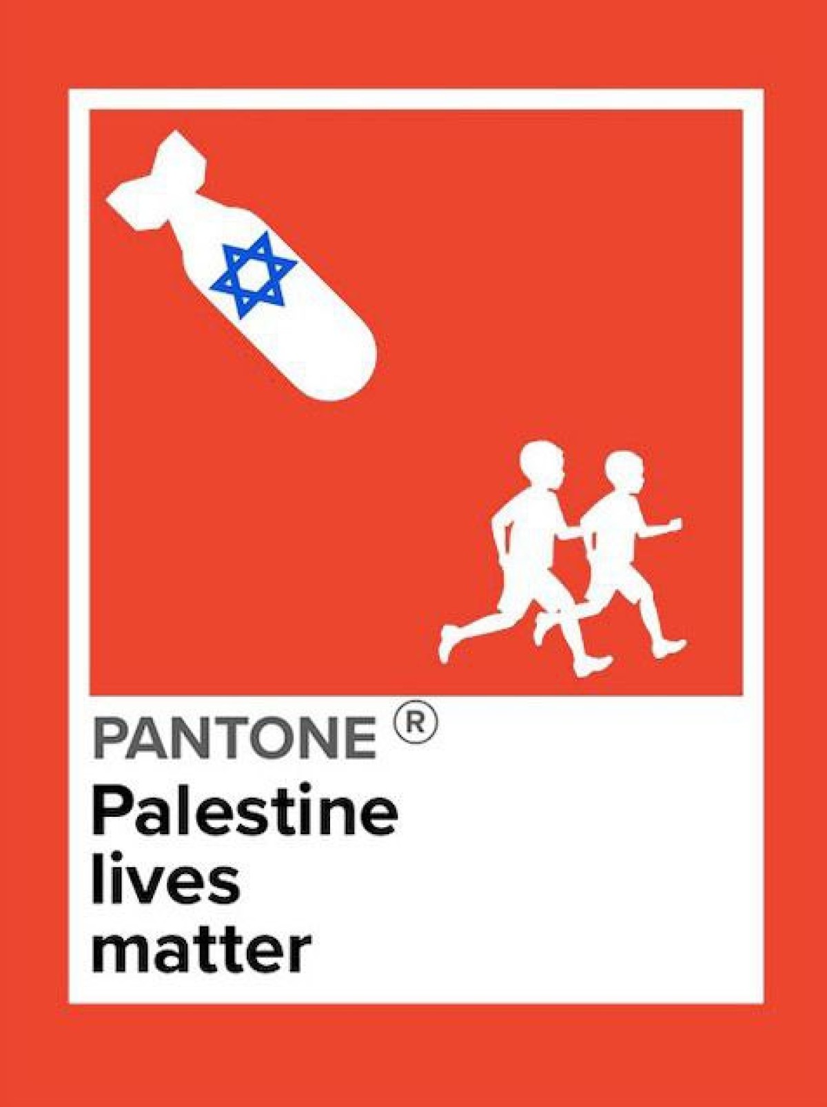 PANTONE Palestine lives matter