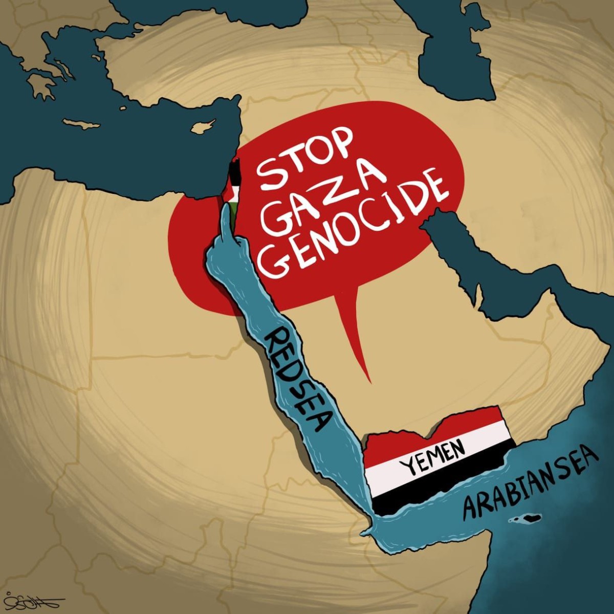 STOP GAZA GENOCIDE