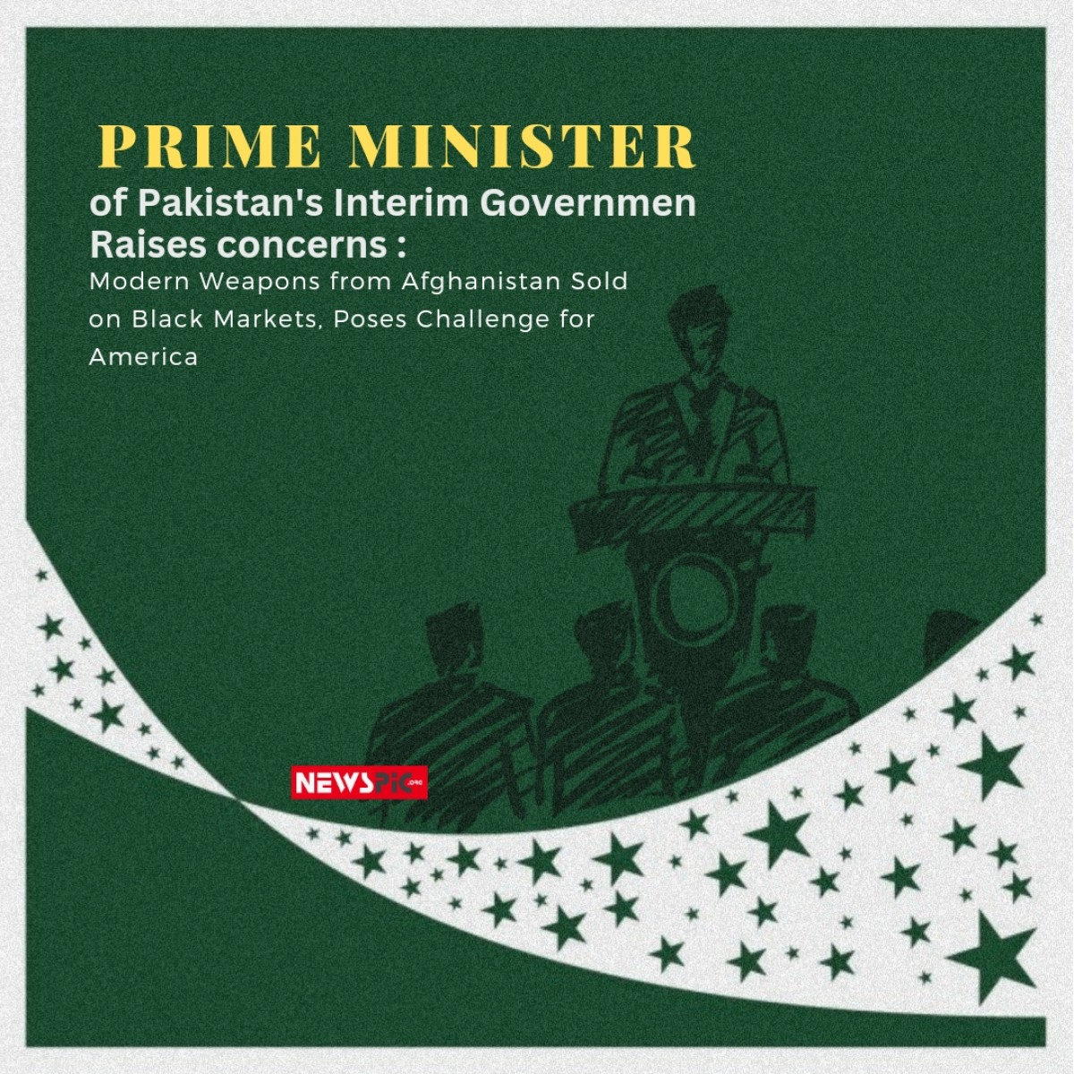 PRIME MINISTER of Pakistan's Interim Governmen Raises concerns
