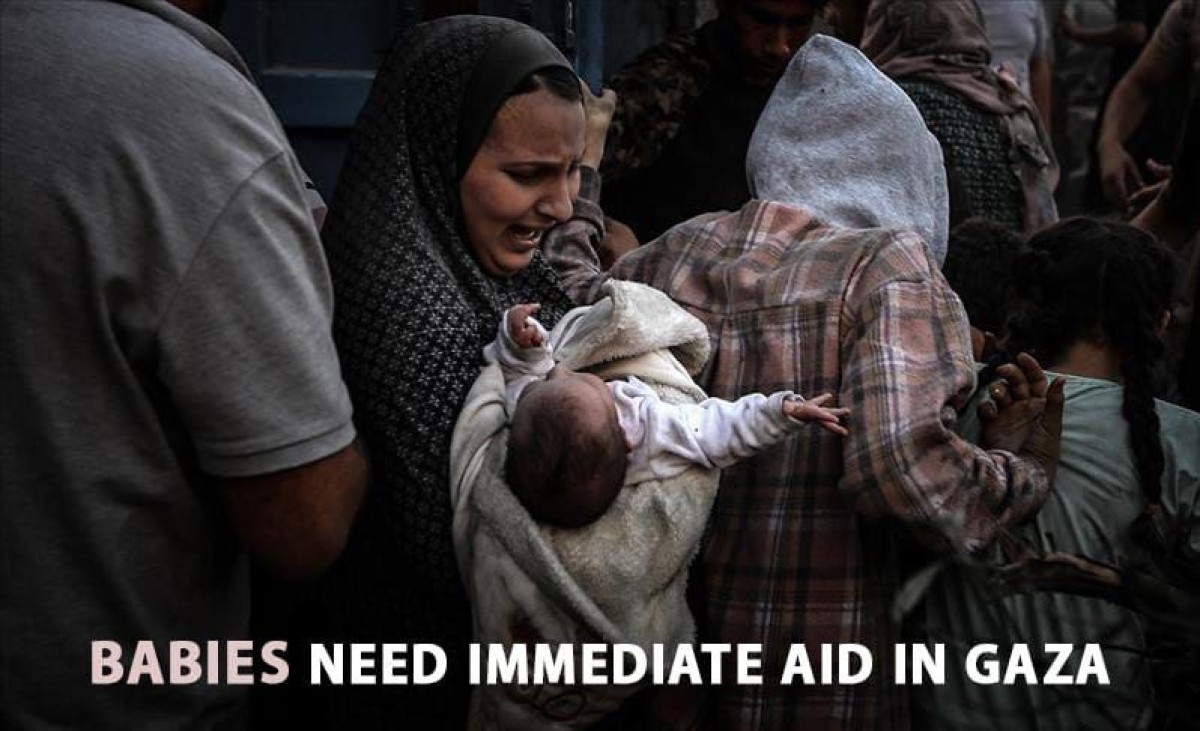 BABIES NEED IMMEDIATE AID IN GAZA 1