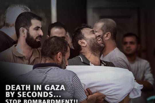 DEATH IN GAZA BY SECONDS... STOP BOMBARDMENT!!