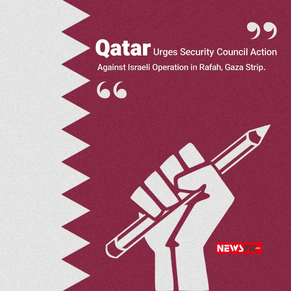 Qatar Urges Security Council Action Against Israeli Operation in Rafah, Gaza Strip.
