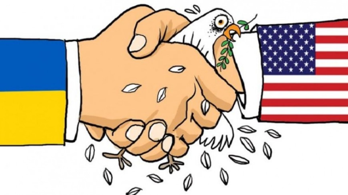 The United States provides military aid to Ukraine