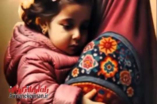 دعوت پدر دختر کاپشن صورتی از مردم ایران برای شرکت در انتخابات