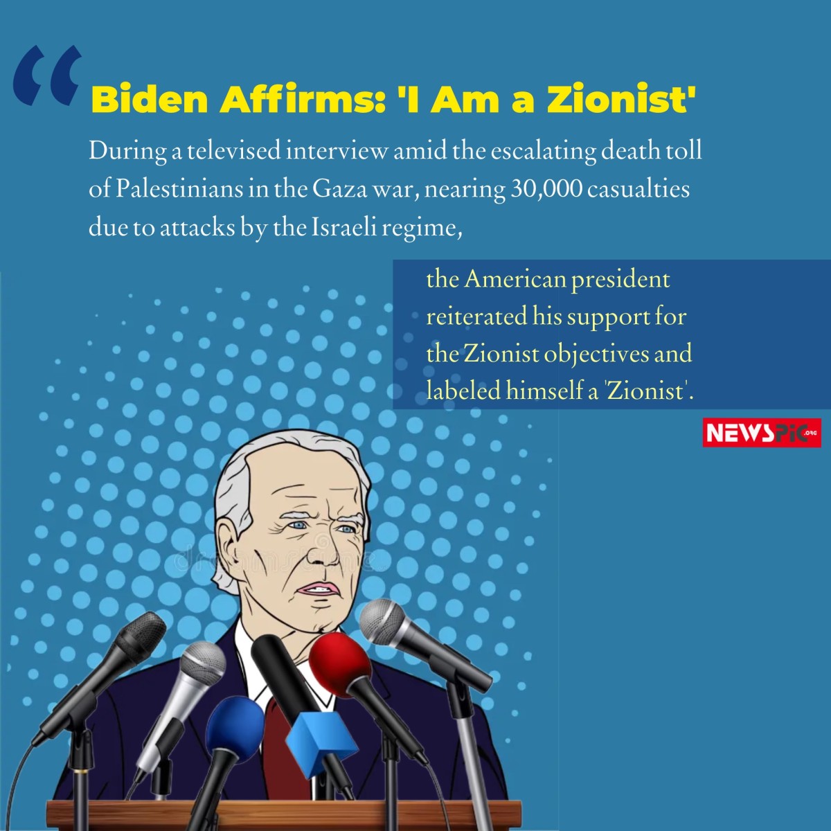Biden Affirms: 'I Am a Zionist