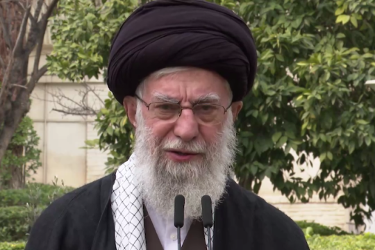 تشکر امام خامنه‌ای(مدظله العالی) از ملت ایران به خاطر حضور در پای صندوق‌های رأی