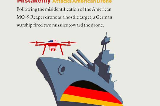German Warship Mistakenly Attacks American Drone
