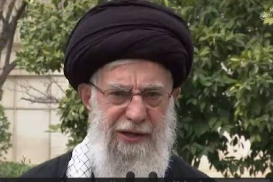 What tree did Imam Khamenei plant in support of Palestinians?