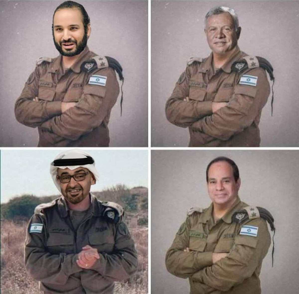 all 4 of these Zionist donkeys