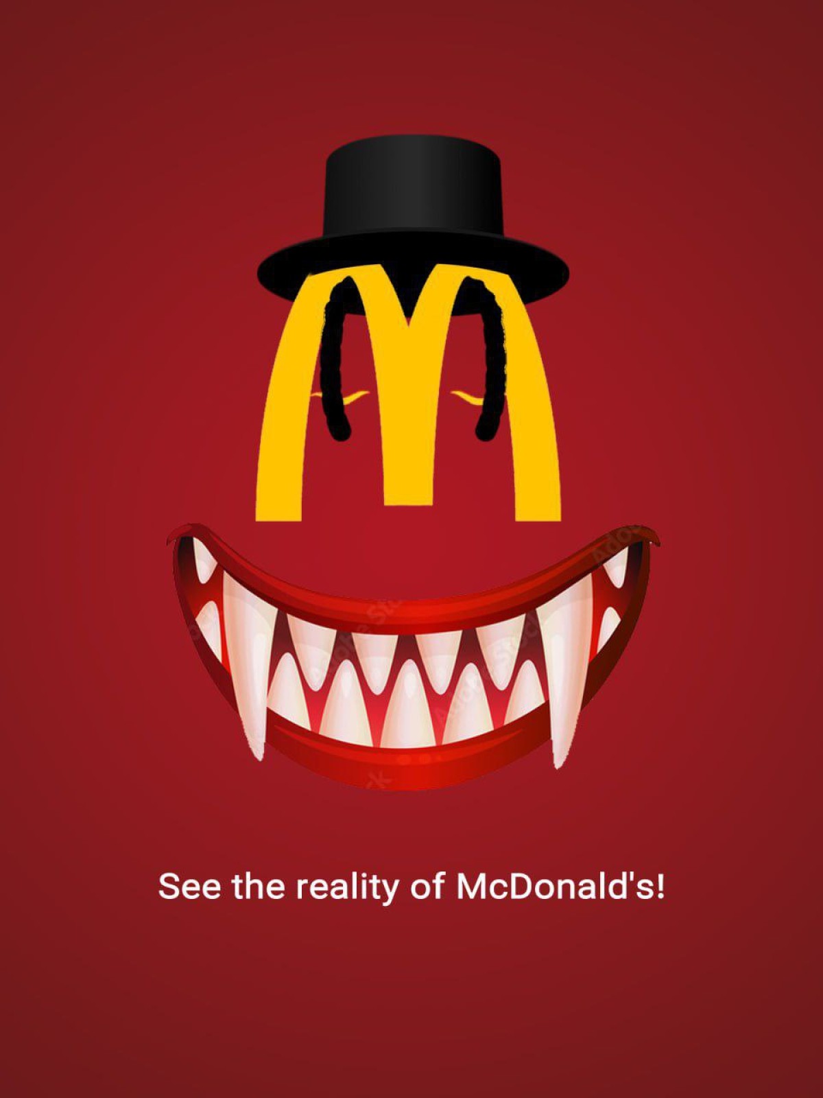 See the reality of McDonald's!