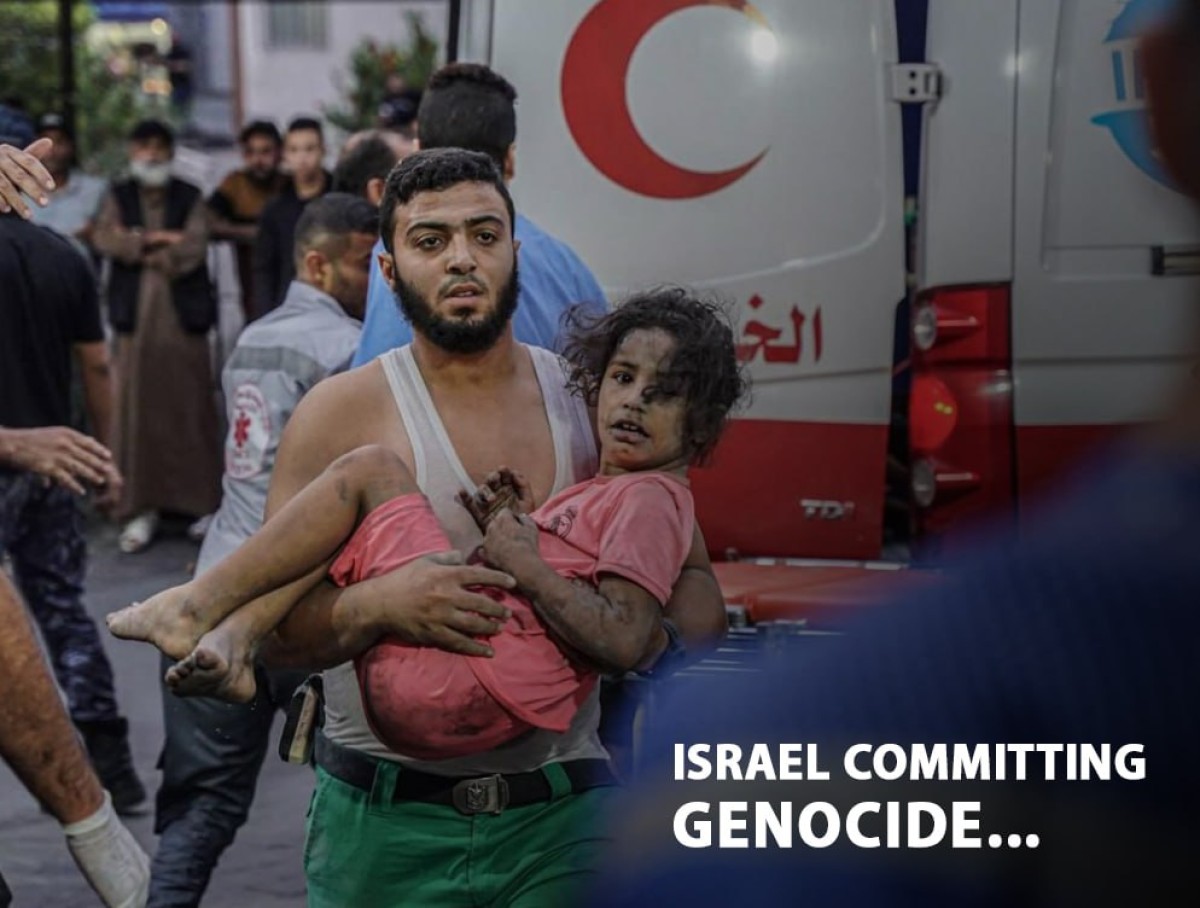 ISRAEL COMMITTING GENOCIDE...