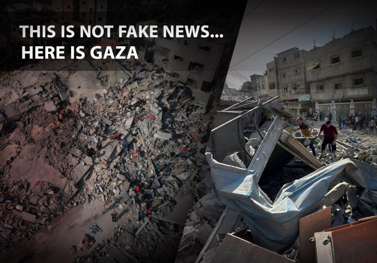 1 THIS IS NOT FAKE NEWS... HERE IS GAZA