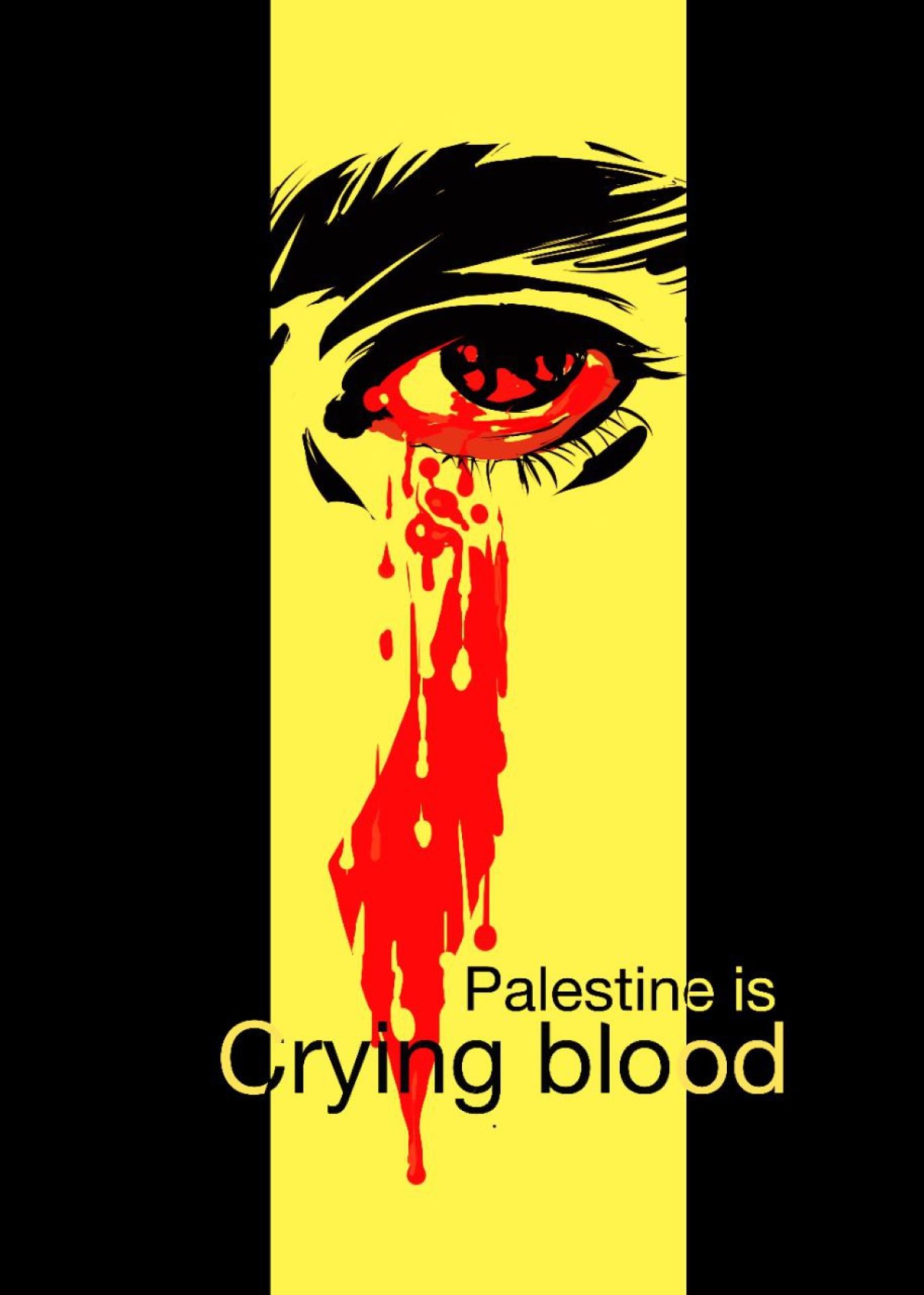 Palestine is crying blood