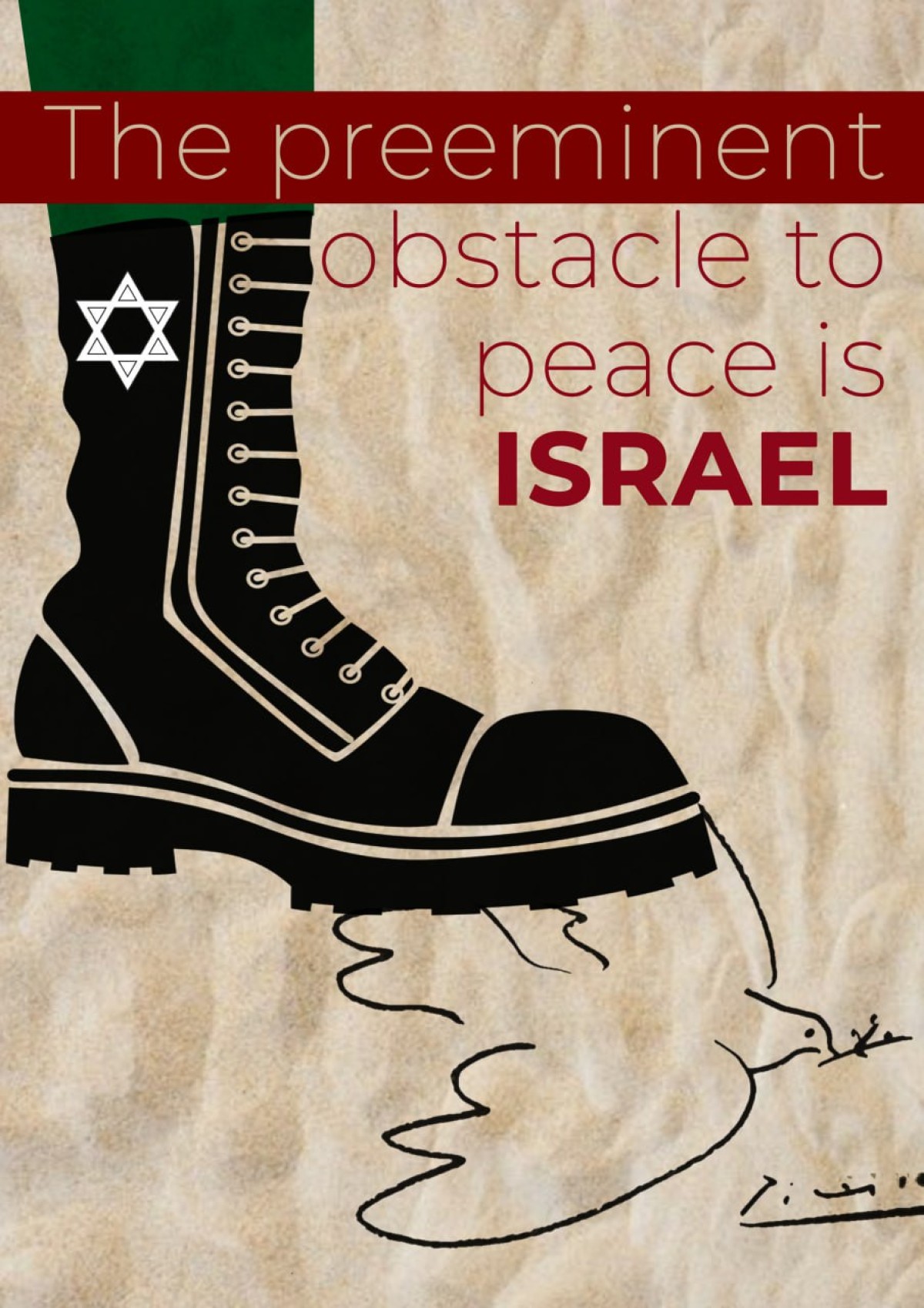 The preeminent obstacle to peace is ISRAEL