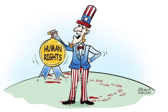 The US cannot be a champion of human rights