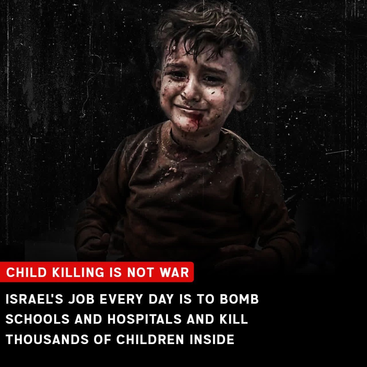 CHILD KILLING IS NOT WAR