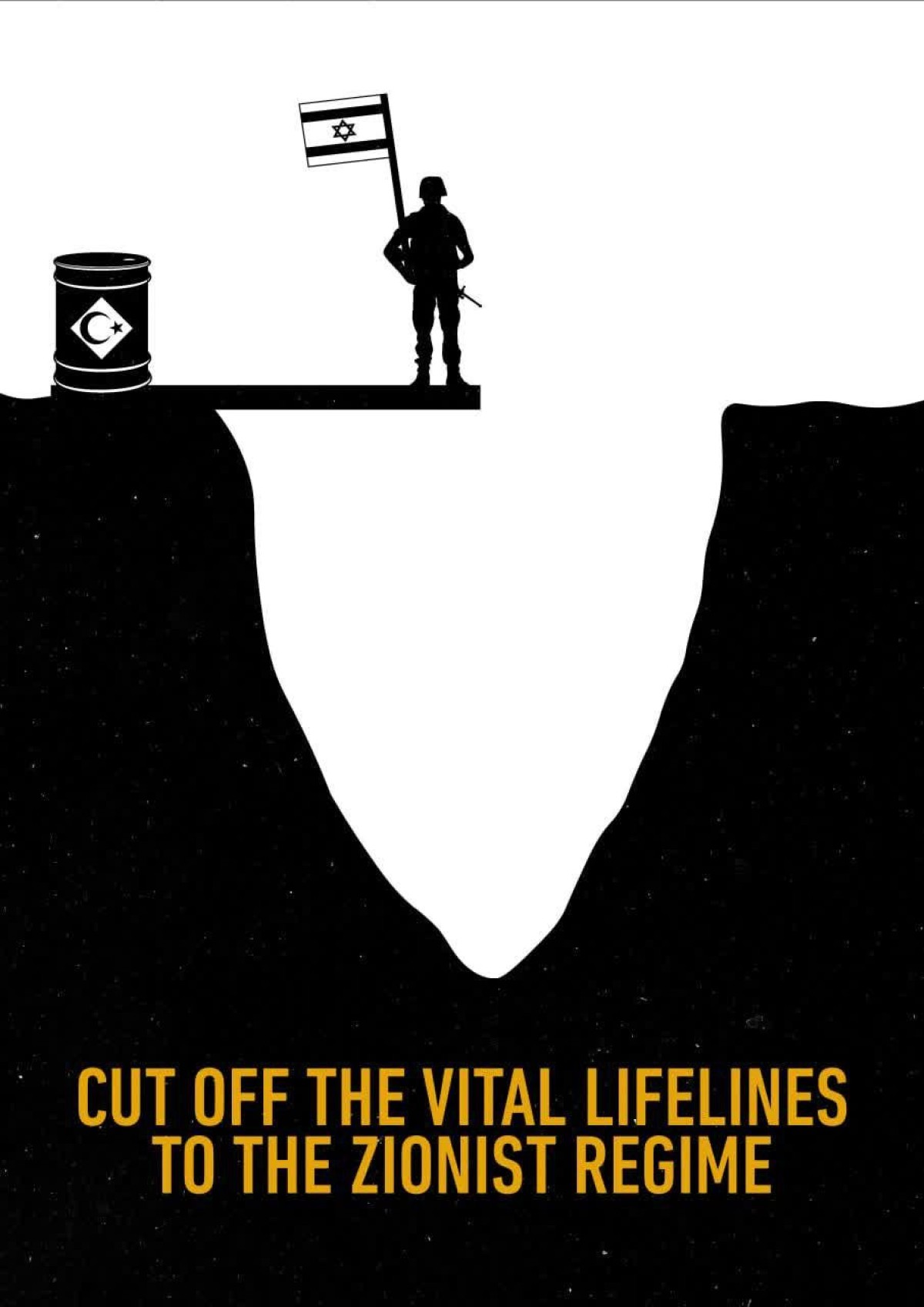CUT OFF THE VITAL LIFELINES TO THE ZIONIST REGIME