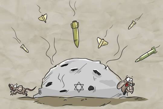 كاريكاتير / إسرائيل في مواجهة الرد الإيراني