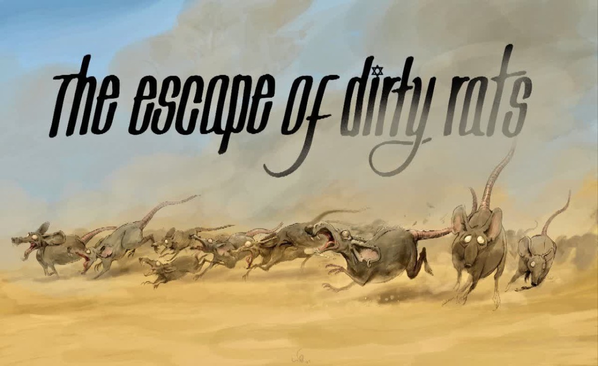 The escape of dirty rats