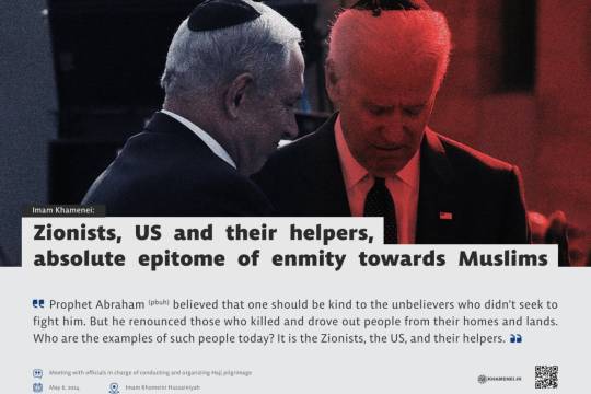 Zionists, US and their helpers, absolute epitome of enmity towards Muslims