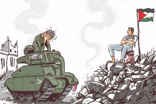 كاريكاتير / بعد 200 يوم من الحرب... صامدون