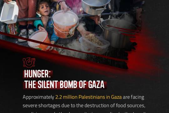 poster collection Hunger,The Silent Bomb of Gaza