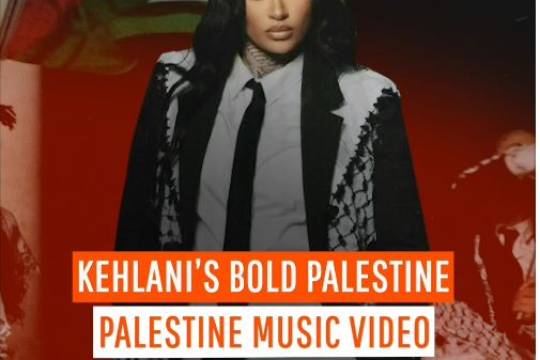 American singer Kehlani released a music video wearing a keffiyeh in support of Palestine
