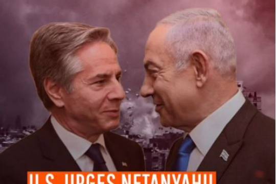 U.S. representative Anthony Blinken urged Netnayahu to accept a ceasefire agreemen