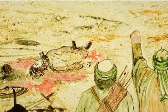 A collection of watercolor paintings of Quranic stories