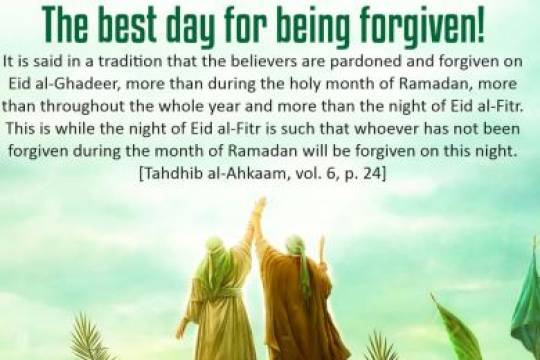 The best day for being forgiven