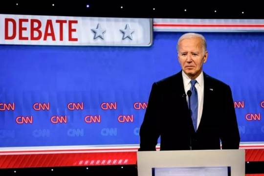 Biden Quips About Nearly Falling Asleep Onstage During Debate