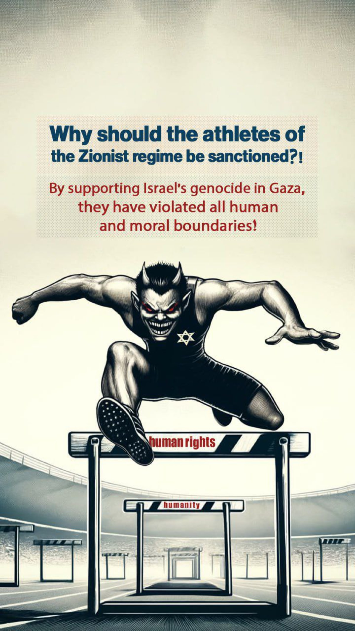 Why should the athletes of the Zionist regime be sanctioned