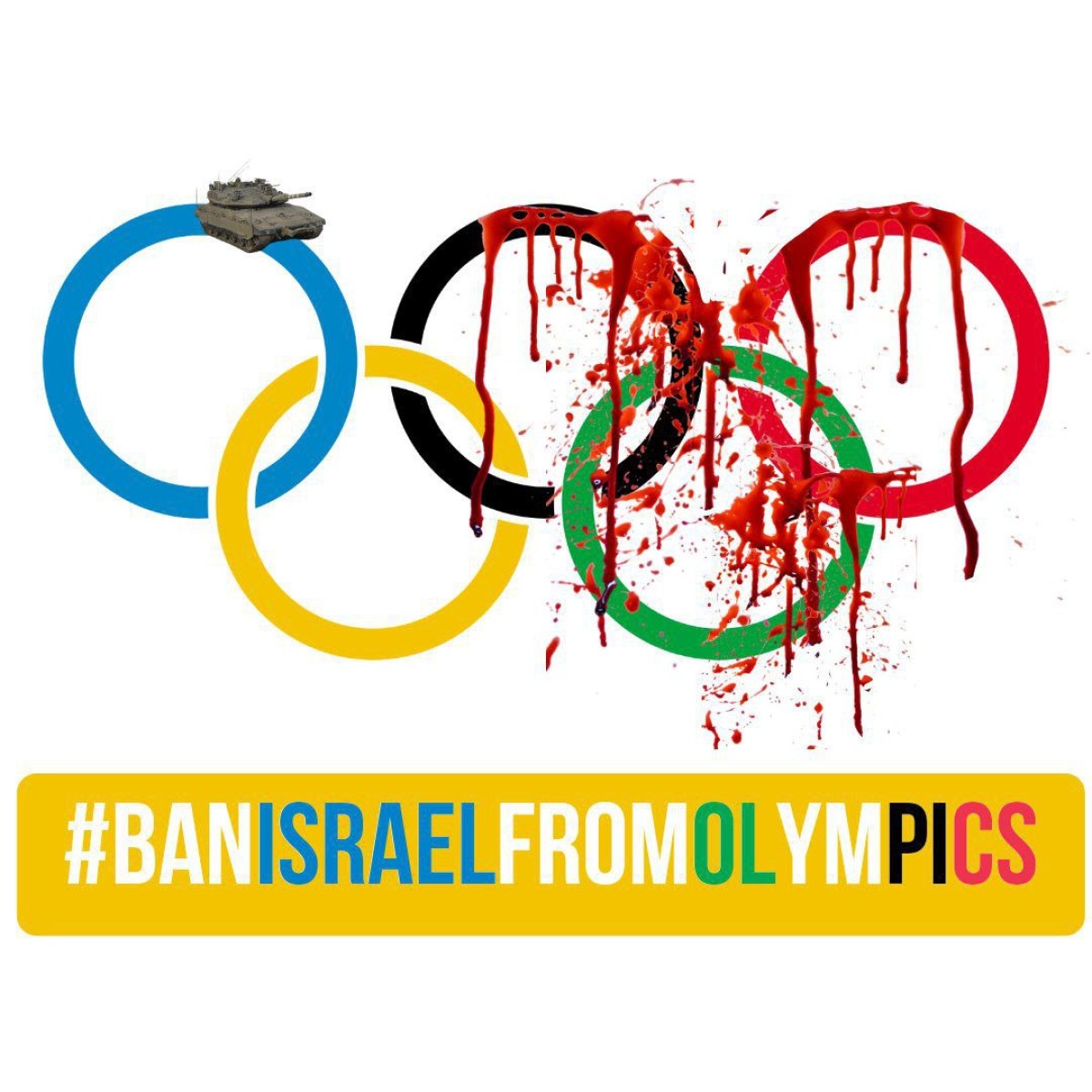 BAN ISRAEL FROM OLYMPICS