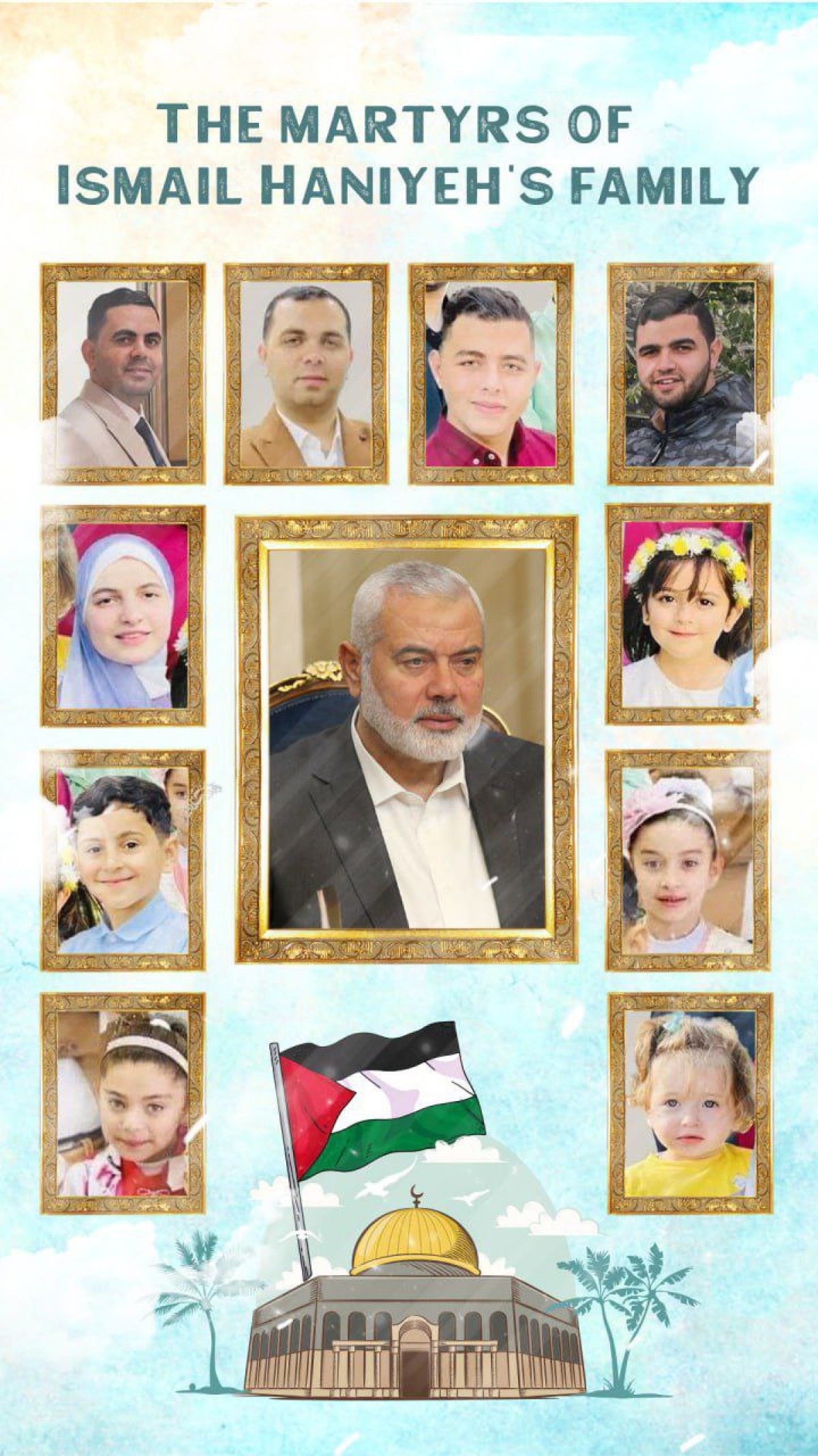 THE MARTYRS OF ISMAIL HANIYEH'S FAMILY