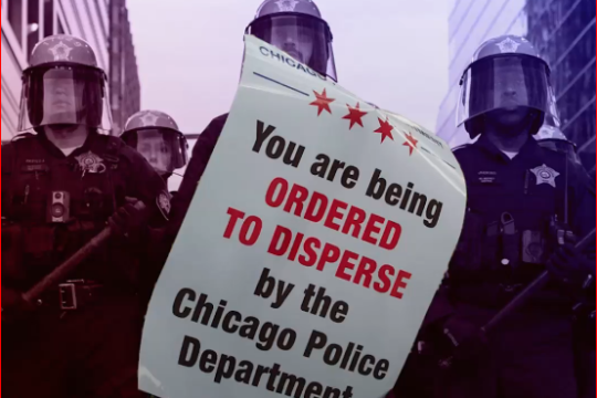 chicago police arrest pro_palestinian protesters