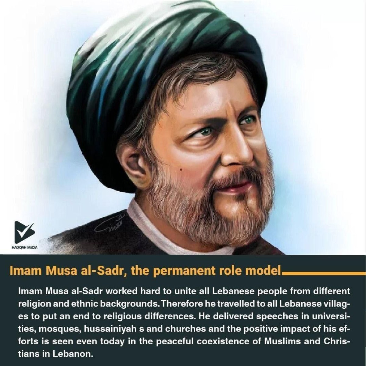 Imam Musa al-Sadr the permanent role mode