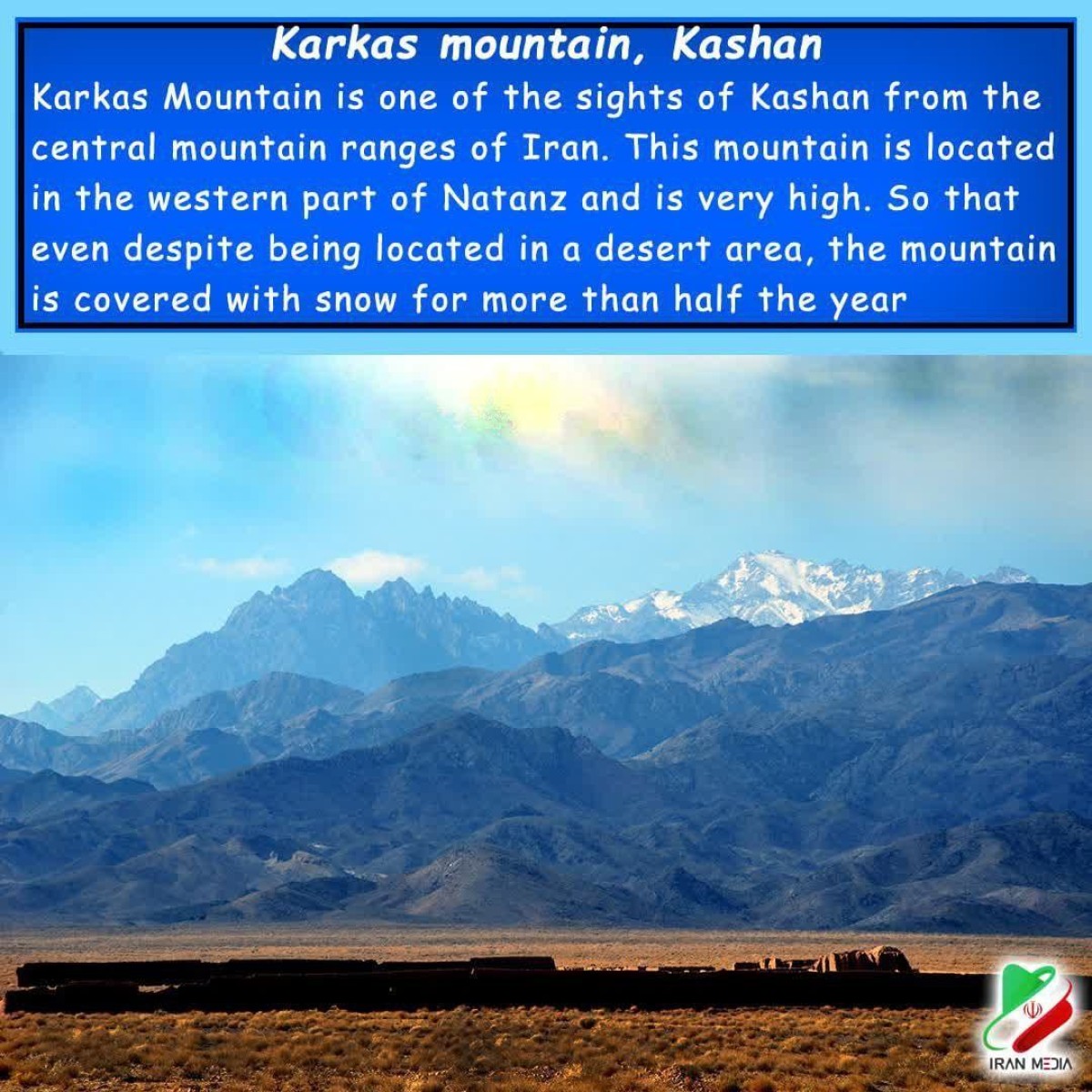 Karkas mountain Kashan